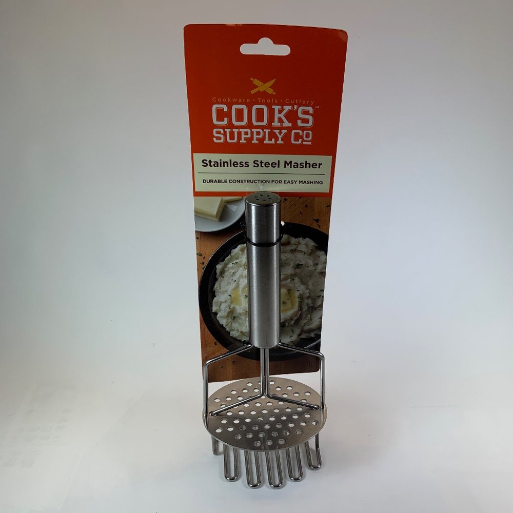 Stainless Steel Dual Action Potato Masher Cook's supply New